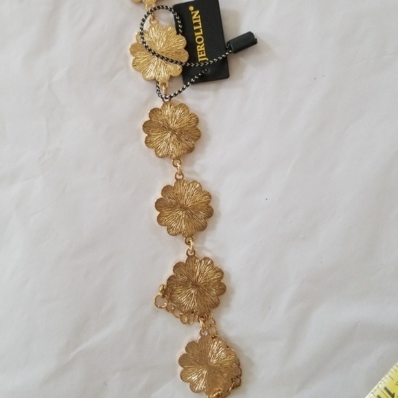 Enamel flower necklace & Earring set NEW - Picture 7 of 9